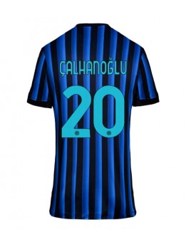 Billige Inter Milan Hakan Calhanoglu #20 Hjemmedrakt Dame 2025-26 Kortermet
